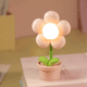 thumbnail image 3 of Lámpara de noche con forma de flor de dibujos animados que funciona con pilas, lámpara de noche ajustable, linda luz de flor, decoración para dormitorio de niños, 3 of 6
