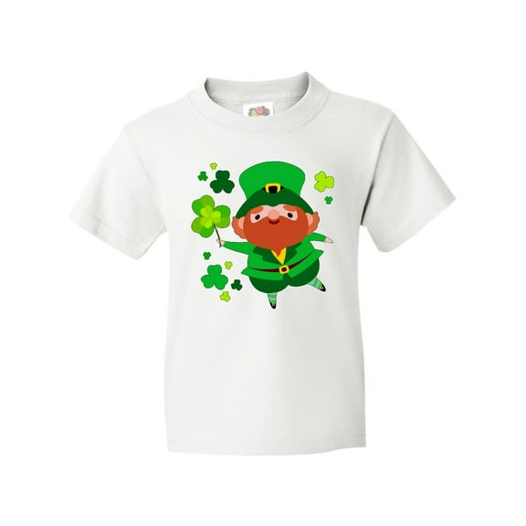 Inktastic Cute Leprechaun for St. Patrick's Day Youth T-Shirt