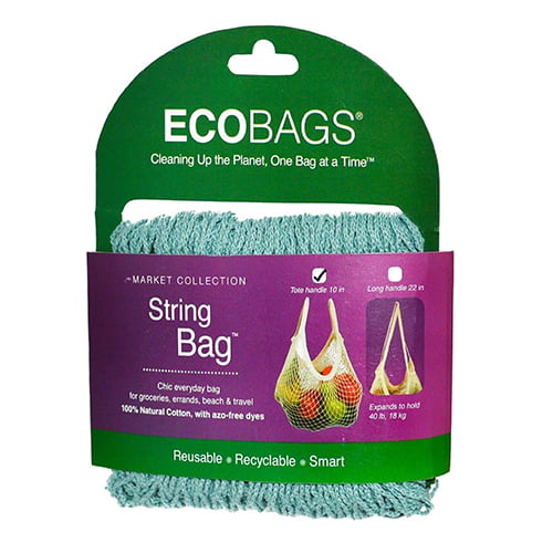 ECOBAGS® Organic String Shopping Bag Market Collection w/TOTE Handle LAVENDER 