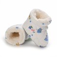 thumbnail image 4 of 0-18M Baby Boys Girls Winter Warm Boots Newborns Non-Slip Cartoon Printed Crib Shoes, 4 of 8