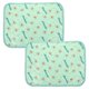 thumbnail image 1 of KAKOWELY 2 alfombrillas reutilizables para orina de perro, almohadilla de entrenamiento para perros, resistente al desgaste, lavables para cachorros., 1 of 5