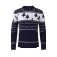 thumbnail image 2 of Yesfashion Mens Ugly Christmas Sweaters Long Sleeve Round Neck Xmas Pullovers for Party, 2 of 8