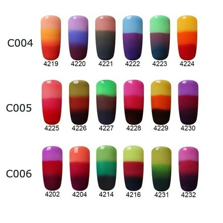 Belen 7ml Thermal Mood Color Changing Nail Gel Polish Temperature Control Color Changeable Nails Healthy & Eco-friendly Varnish (Best Nail Polish For Healthy Nails)