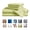 Leaf Green, variant on CH 6-Piece Full Luxury Bed Sheet Set - Soft, Wrinkle & Fade Resistant Microfiber Bedding with 14" Deep Pocket & Embroidery, Misty Grey