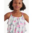 thumbnail image 3 of Justice Girls 2 piece Ruffle Tankini Swimsuit, sizes XS-XL, 3 of 6