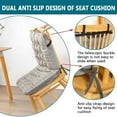 thumbnail image 5 of 1 PCS High Back Chair Cushions with Ties, Non-Slip Chair Cushion for Dining Chair, Thickened Soft Garden Seat Pads for Dining Kitchen Office Furniture Chair, 5 of 6