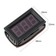 thumbnail image 3 of 0.56 Inch 3-Wire LED Digital DC Voltmeter DC0V-30V Reverse Protection Digital Voltmeter Ammeter Measuring Tool Accessories green, 3 of 6