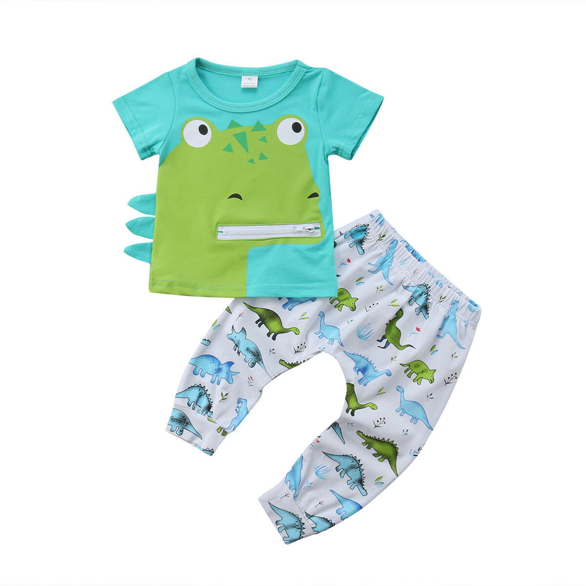 functional drawcord 12-18 months Brand new baby boys dinosaur pyjamas 