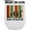 White, variant on Papa Evolution, Father's Day, White 12oz Wine Tumbler