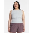 thumbnail image 2 of Avia Women's Shirred Ribbed Cinch Ballet Tank, Sizes XS-XXXL, 2 of 6