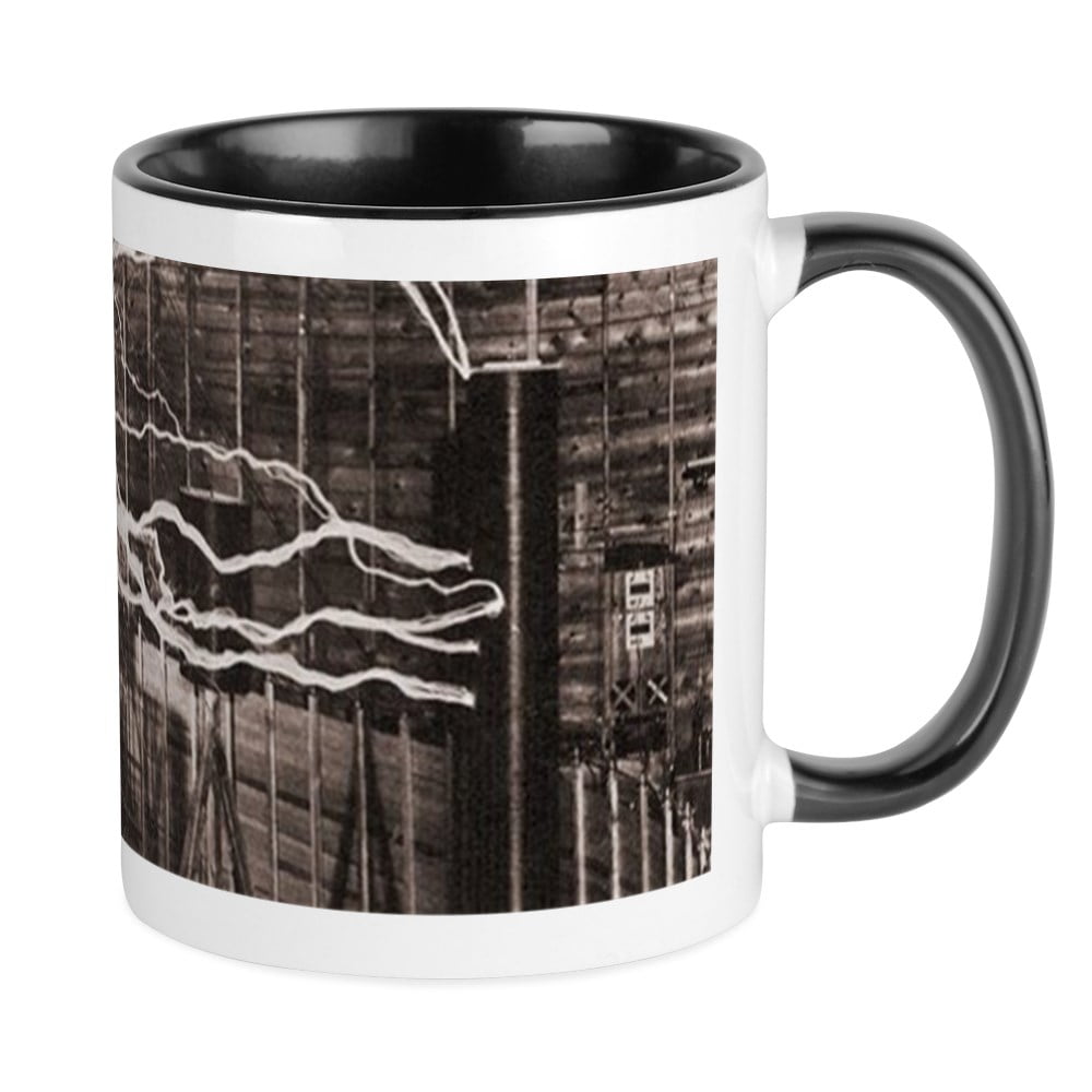 CafePress - Nikola Tesla At Colorado Springs Mugs - Unique ...