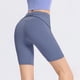thumbnail image 3 of Gibobby Shorts Gym Mujer Pantalones de Yoga ajustados de cintura alta para mujer, pantalones de para levantamiento de glúteos, secado rápido, para correr, Fitness, Color sólid(Azul marino, M), 3 of 4