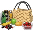 thumbnail image 3 of Disketp Dachshund Dog Puppy Bolsa Térmica Estampada, Bolsa Térmica Aislante para Almuerzo, Playa y Campamento, 3 of 6