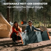 Jackery Solar Generator 1000 Neo2 with 2x100Wair Solar Panel, 1060Wh LiFePO4 Portable Power Station, 1492W AC/100W USB-C, 1Hr Fast Charge for Off-Grid Living, RV, Emergency, Outdoor