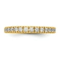 thumbnail image 4 of 14K Yellow Gold Ring Band Wedding Diamond, Lab Grown Round White, Size 5, 4 of 6