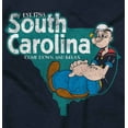 thumbnail image 2 of Popeye Relax in South Carolina SC Men's Graphic T Shirt Tees Brisco Brands S, 2 of 4
