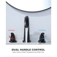 thumbnail image 2 of WOWOW 8 in. Widespread Double Handle Bathroom Faucet for 4-Holes with Pop-up Drain Assembly and Supply Lines in Oil Rubbed Bronze, 2 of 6