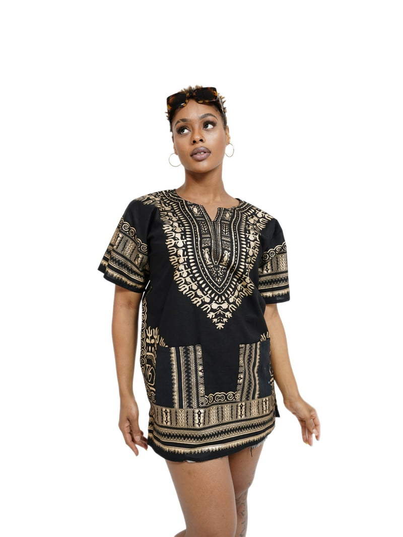 Dupsie's Traditional African Print Dashiki Dress Shirts, Men's, Size: 2XL