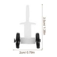 thumbnail image 2 of OULII 20Pack Track Roller for Curtain Plastic Round Smooth Sliding Curtain Wheels for Homeowners, 2 of 8