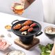 thumbnail image 4 of 1 pieza de utensilios para barbacoa, parrilla para asar, bandeja para barbacoa de interior (negra), 4 of 8