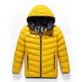 thumbnail image 5 of Odeerbi Teen Boys Girls Heated Jacket Winter Thermal Heated Coat Plus Size USB Intelligent Constant Temperature Heated Windproof Coat Children 3 Heated Jacket Teen Clothes Yellow, 5 of 7