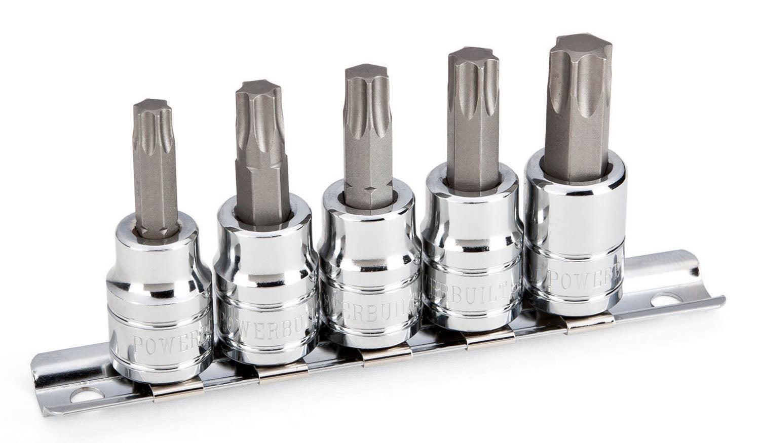 Powerbuilt 5Pc 3/8" Dr. Star Bit Socket Set 647363