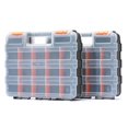 thumbnail image 1 of Mayouko Double Side Tools Organizer, Customizable Removable Plastic Dividers, Hardware Box Storage, Excellent for Screws,Nuts,Small Parts,, 1 of 9