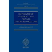 Oxford Private International Law: Employment Contracts in Private International Law (Hardcover)