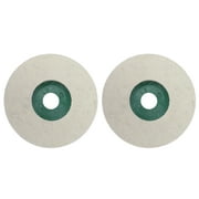 LaMaz 2Pcs 5in Wool Felt Polishing Disc Round Grinding Buffing Wheel Pad Angle Grinder Accessories