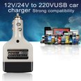 thumbnail image 4 of DC 12/24V To AC 220V USB Car Mobile Power Inverter Adapter Auto Car Power Converter Charger Used For All Mobile Phones, 4 of 9