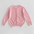 thumbnail image 4 of hengsof Girls Cotton Knit Cardigan Coat for 1-9 Years Old Sun Protection Long Sleeve Open Front Jacket Lightweight Comfortable, 4 of 7