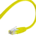 thumbnail image 3 of Skyline™ 8-Conductor 24 AWG RJ45 Cat6 Ethernet Patch Cable (1ft, Yellow), 3 of 6