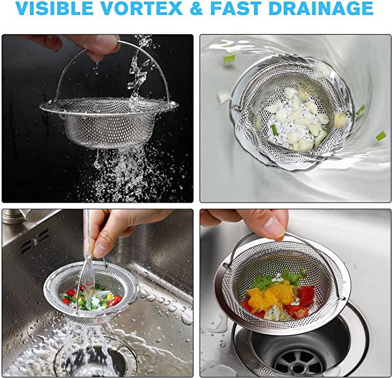 Sunwealth Universal Sink Strainer / Drain Catches