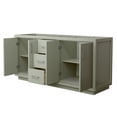 thumbnail image 2 of Wyndham Collection WCF111172DGBCXSXXMXX Icon 71" Double Free Standing Vanity Cabinet Only, 2 of 7