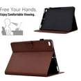 thumbnail image 2 of Case for iPad mini 1/2/3/4/5, Carbon Fiber Pattern Premium PU Leather Wallet Stand Protective Auto Sleep Wake Cover with Pen Slot for iPad mini 1/2/3/4/5, Brown, 2 of 6
