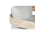 thumbnail image 5 of Paradiso Outdoor Teak Natural Look Swivel Chair - Light Grey Fabric, 5 of 5