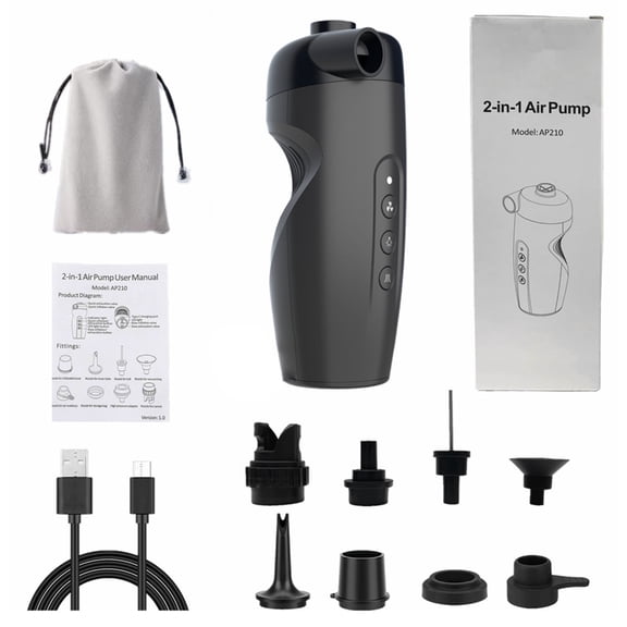 Small Air Pumps Pressure Detector ABS Texture for Camping Equipment Vehicle Tires Automatic Pressure Adjustment