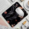 thumbnail image 2 of Bat Mousepad 8.3x9.8 Inch Square Non-Slip Rubber Bottom Printed Desk Mat - Suitable for Office and Gaming, 2 of 6