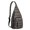 Black-16, variant on Vintage Boho Sling Backpack – Retro Tribal Ethnic Crossbody Bag, Artistic Geometric Hiking Shoulder Bag for Women & Men, Rustic Floral Travel Daypack