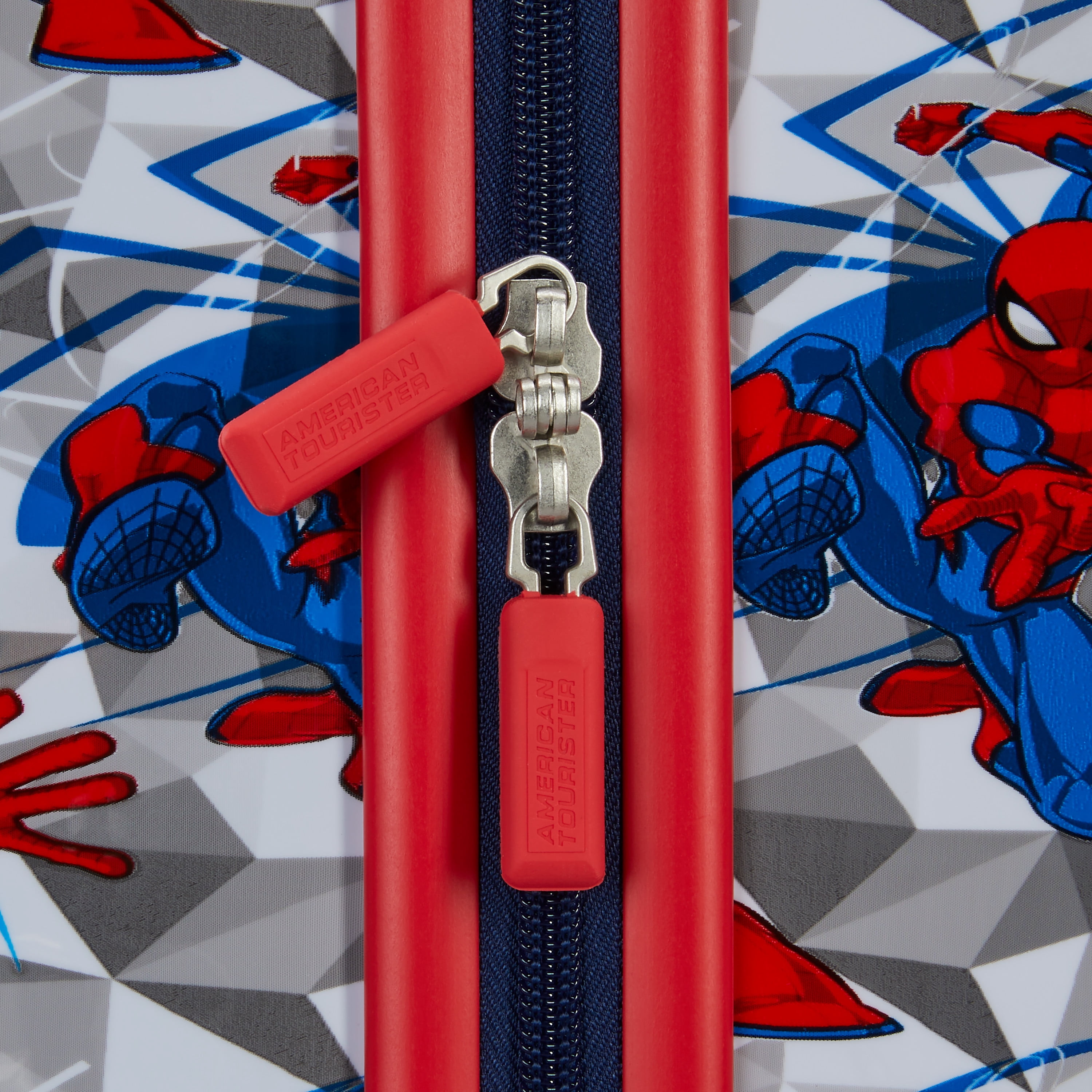 Marvel x American Tourister Kids Carry On Suitcase with Spinner Wheels - Spiderman