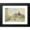 thumbnail image 2 of Franz Gerasch 14x11 Black Modern Framed Museum Art Print Titled - The Matzleinsdorf Line in Vienna (Corner of Margarethen Belt and Matzleinsdorfer Platz) (1892), 2 of 5