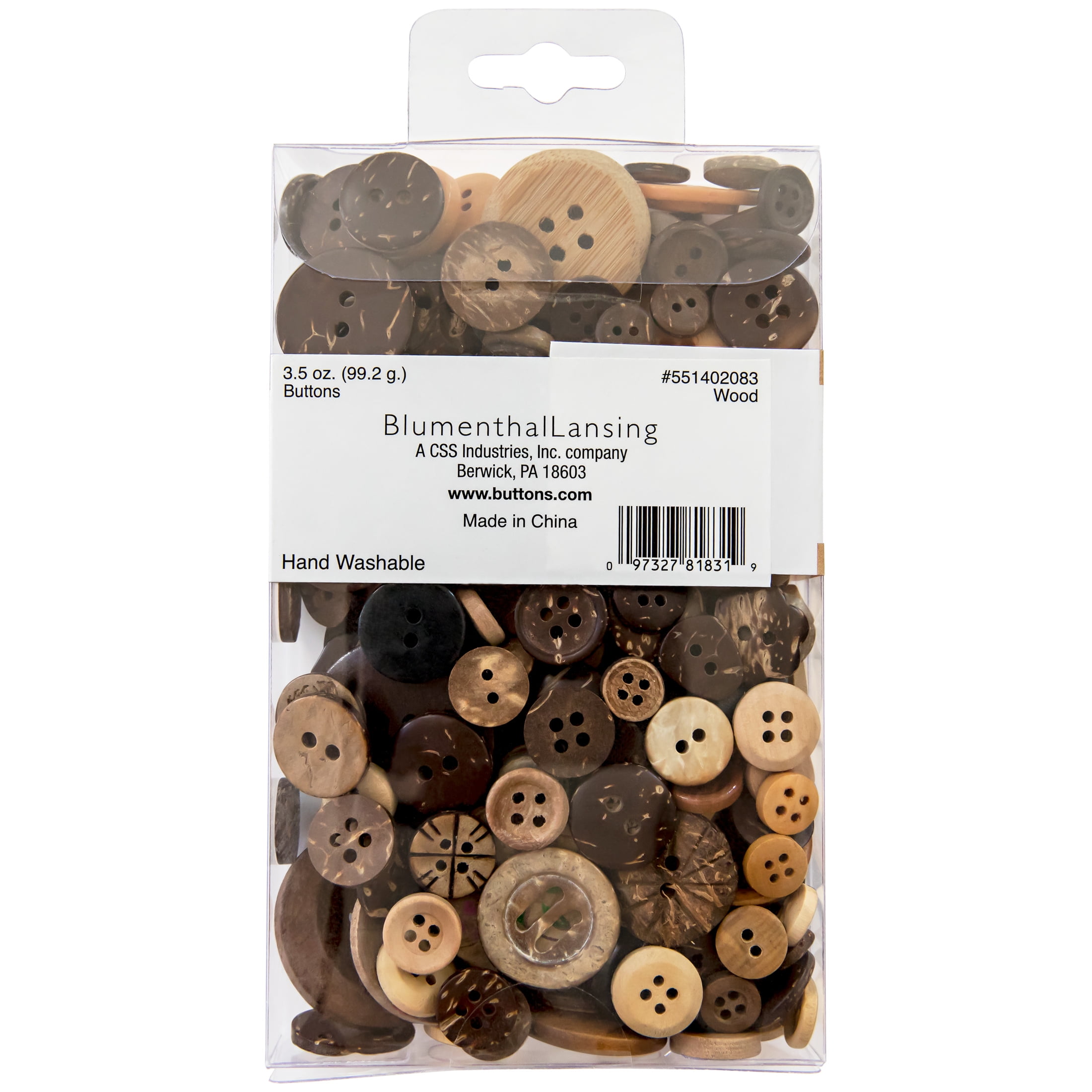 Buy Wood Buttons at S&S Worldwide