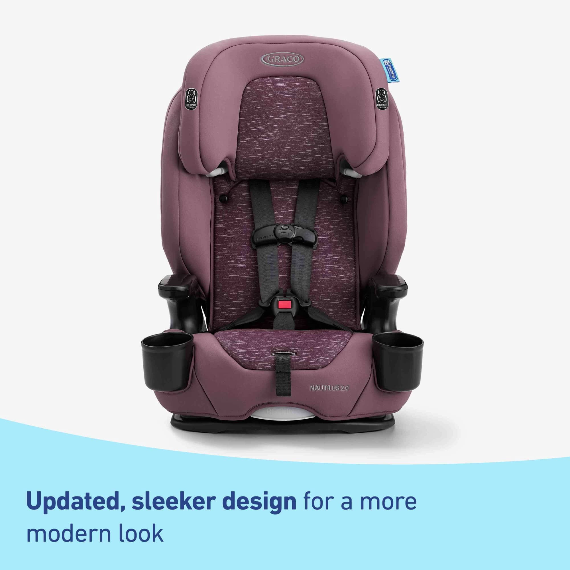 Graco Nautilus 2.0 3-in-1 Harness Booster Car Seat, Kara, Assorted