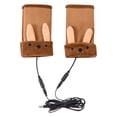 thumbnail image 1 of Guantes con calefacción de invierno Biking Cálido de punto Mittens USB Interior al aire libre Tamaño sin aislado térmico Suministros para el hogar Brown, 1 par Advancent HA011726-04, 1 of 7