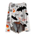 thumbnail image 2 of Halloween Sweaters for Women Long Sleeve Funny Print Crewneck Drop Shoulder Oversized Pullover Sweater Knit Tops, 2 of 4