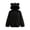 Black, variant on Women's Zip Up Fuzzy Fleece Jacket Cute Teddy Coat Ultra Soft Bear Ears Hoodie Casual Winter Coat White
