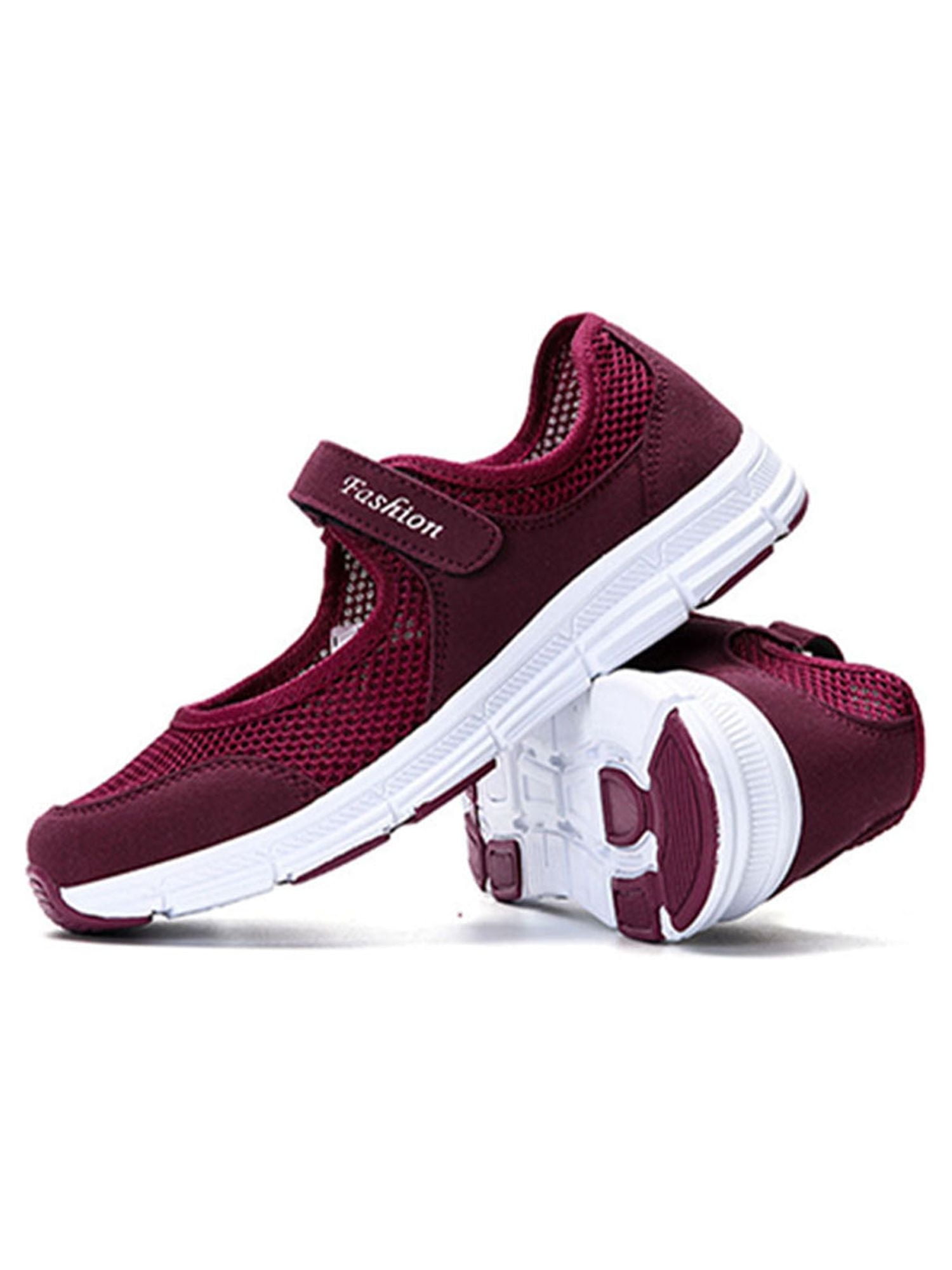 Sexy Dance Wide Width Mary Jane Shoes Women's Casual Walking Runing Sneakers Flat Shoes