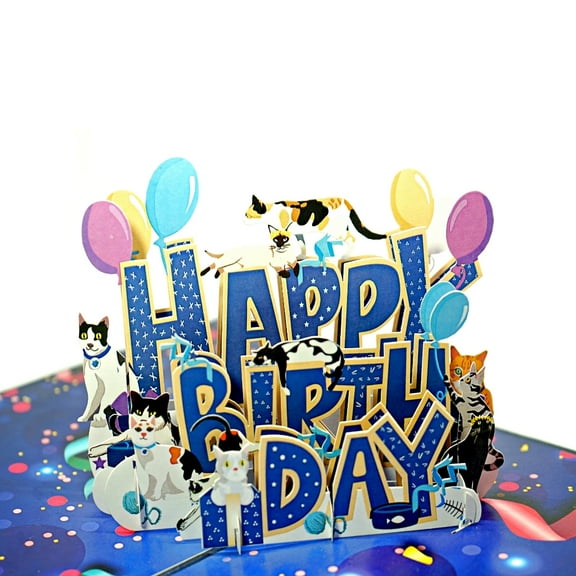 Greeting Card Pop Up Birthday Celebration for Father , Mom, Mother, Daughter, Son