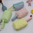 thumbnail image 2 of Cute Handbag Flowers Ins Style Zipper Candy Colors Makeup Bag Korean Style Toiletry Bag Women Cosmetic Bag Storage Bag YELLOW, 2 of 8