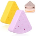 4pcs Powder Puff Holder Case Triangle Makeup Sponge Travel Case Make Up